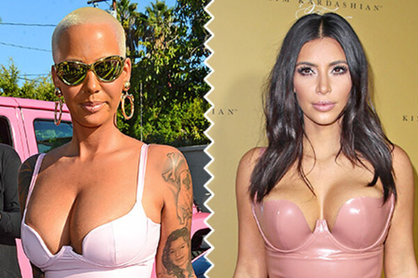 Битва нарядов: Ким Кардашьян и Эмбер Роуз в Atsuko Kudo