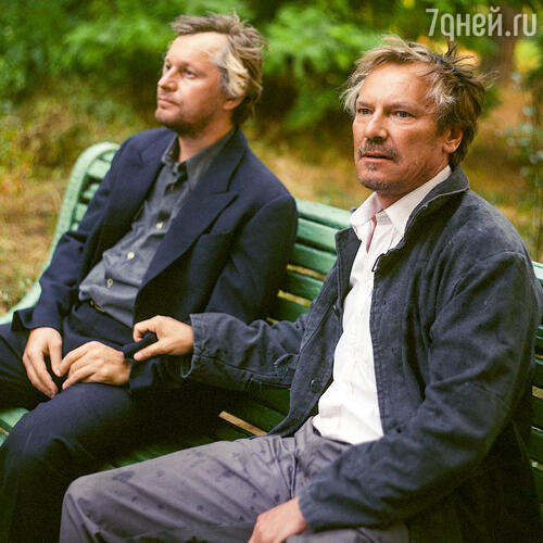 «Сережа не хотел играть в «Армавире»: его партнером был Шакуров, с которым они поссорились. Но в итоге согласился, потому что профессия — самое важное, важнее личного» С Сергеем Шакуровым в фильме «Армавир». 1991 г.