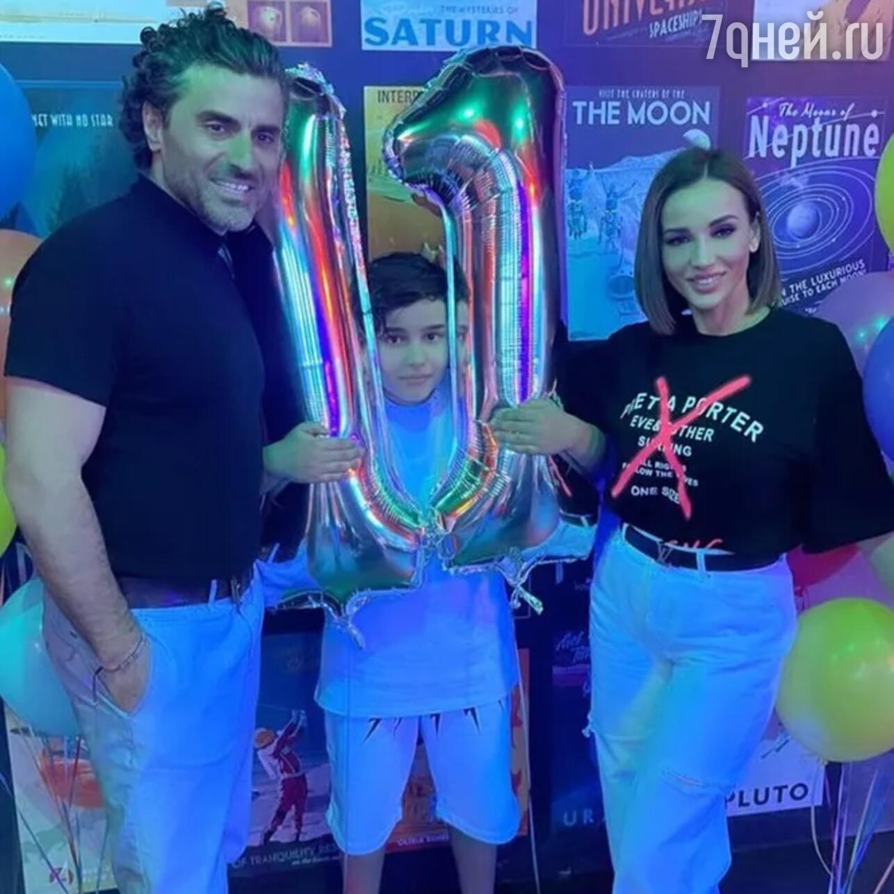 Анфиса Чехова с Гурамом Баблишвили и их сыном