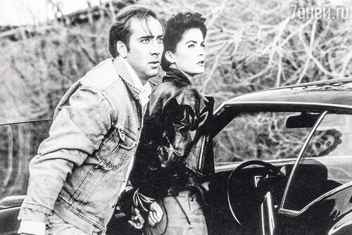 С Николасом Кейджем в фильме «Придорожное заведение». 1993 г.