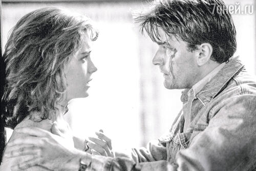 С Чарли Шином в фильме «Новичок». 1990 г.