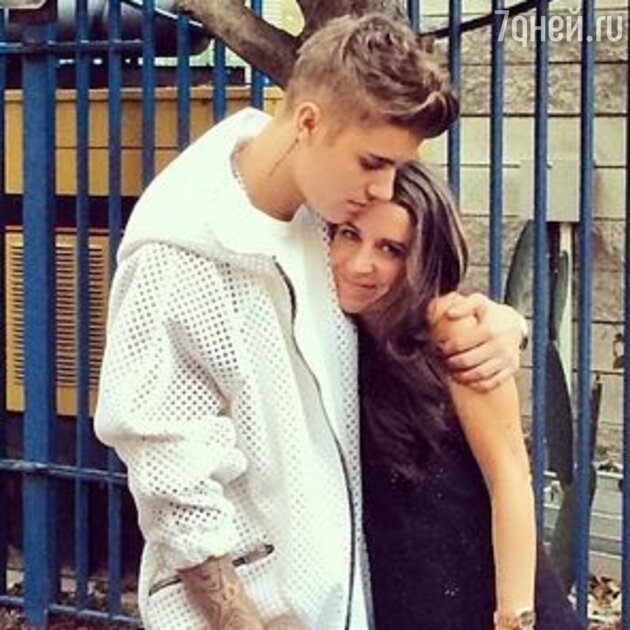 Джастин Бибер с мамой Патрицией