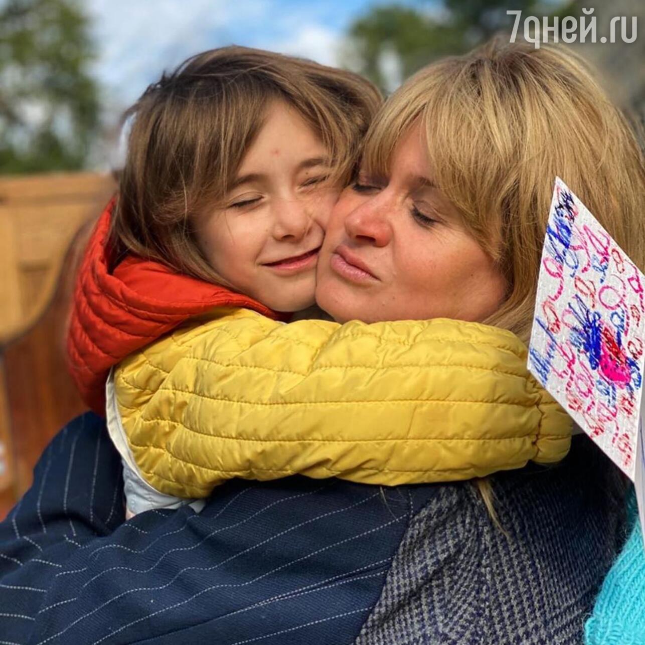 Анна Михалкова с дочерью Лилией