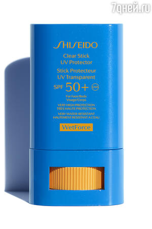 Сверхводостойкий стик Clear Stick UV Protector, SPF 50, Shiseido