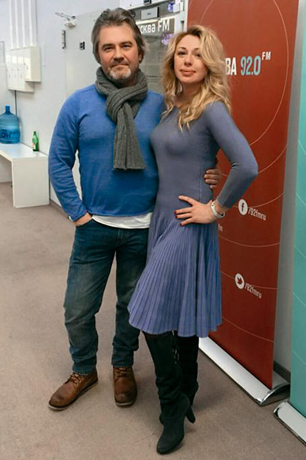 Константин Арсенев с Аленой Апиной