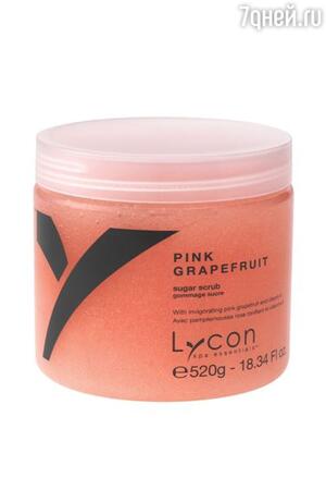 Сахарный скраб для тела Pink Grapefruit, Lycon