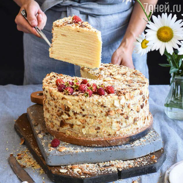 Творожный торт как наполеон. Смотреть фото Творожный торт как наполеон. Смотреть картинку Творожный торт как наполеон. Картинка про Творожный торт как наполеон. Фото Творожный торт как наполеон