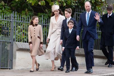 Вот это да! 12-летний принц Джордж почти догнал по росту Кейт Миддлтон