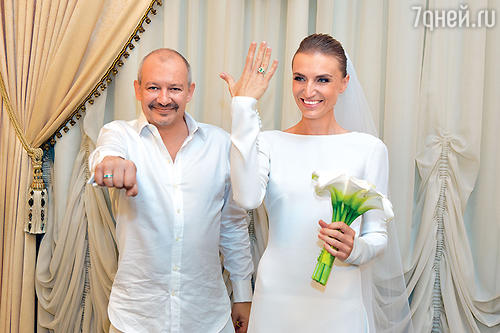 Дмитрий Марьянов с женой Ксенией