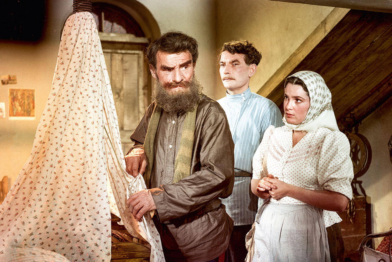 Даниил Ильченко, Петр Глебов и Элина Быстрицкая