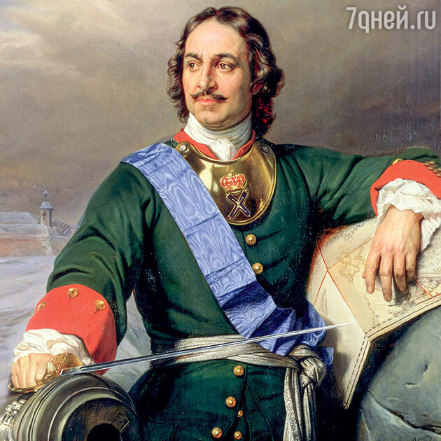П. Деларош. «Петр I Великий, император России», 1838 г. 