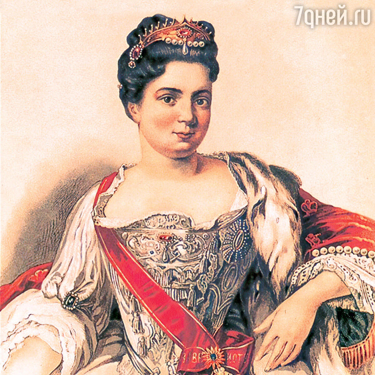 Екатерина Скавронская жена Петра 1