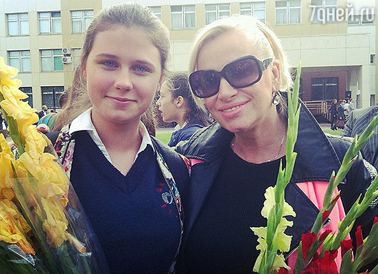 Наталья Гулькина с дочкой Яной