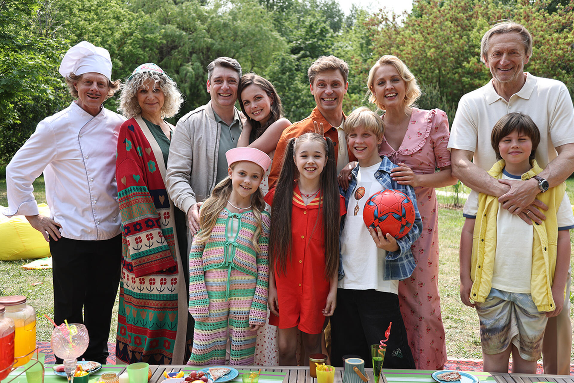 Кадр со съемок фильма «Приключения желтого чемоданчика»