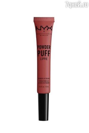 Помада для губ с пудровым эффектом Powder Puff Lippie, Best Buds 08, NYX