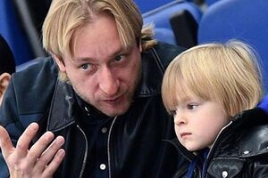 Редкая фотография: Евгений Плющенко сравнил себя в детстве с младшим сыном