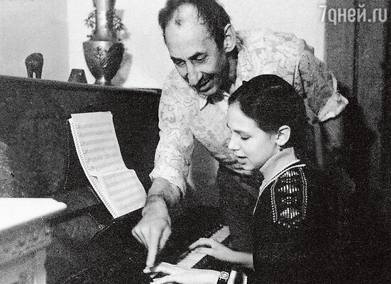 Владимир Басов с дочерью Елизаветой