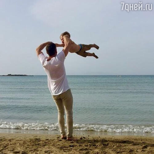 Дмитрий Шепелев с сыном Платоном