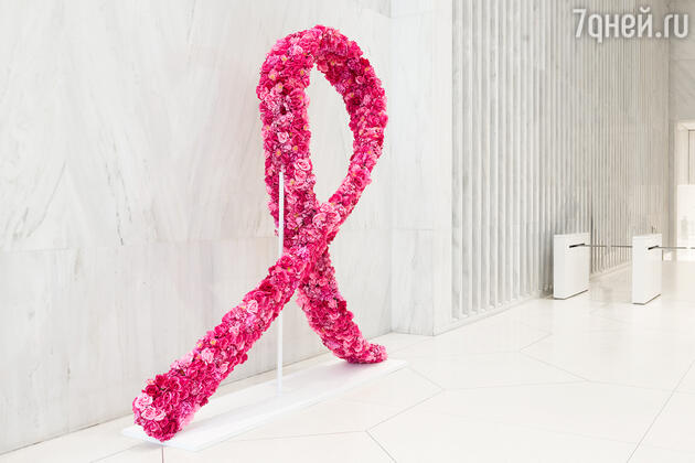 Символом борьбы с раком груди является розовая ленточка