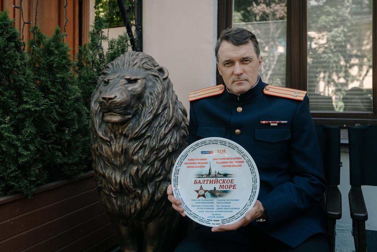 Павел Трубинер на съемках сериала «Балтийское море» фото