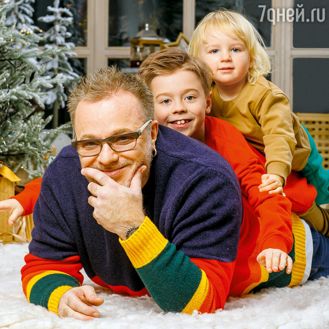 Владимир Пресняков с детьми