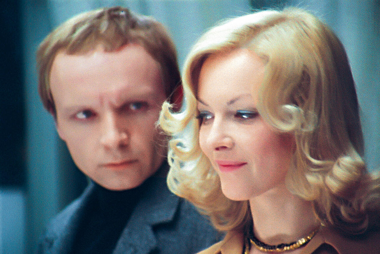 Андрей Мягков и Барбара Брыльска