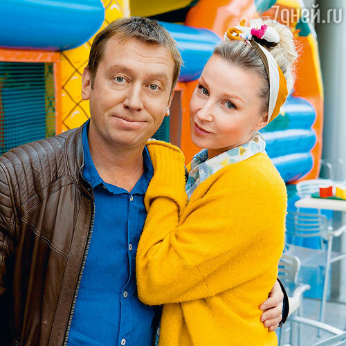 С Ольгой Медынич в сериале «Погнали». 2019 г.