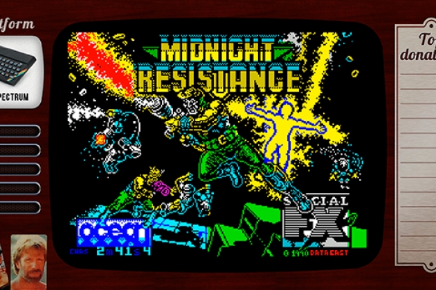 Старые старые игры. Выпуск 19. Midnight Resistance на zx spectrum