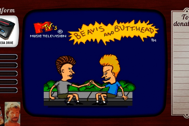 Старые старые игры. Выпуск 14. Beavis and Butt-head на sega mega drive