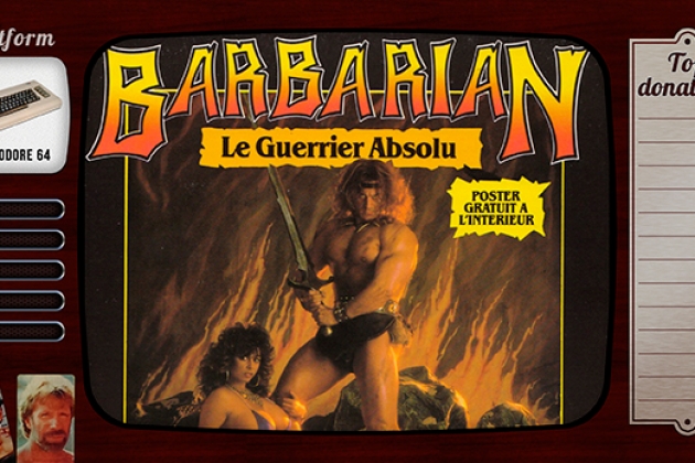 Старые старые игры. Выпуск 3. Barbarian: The Ultimate Warrior на commodore 64