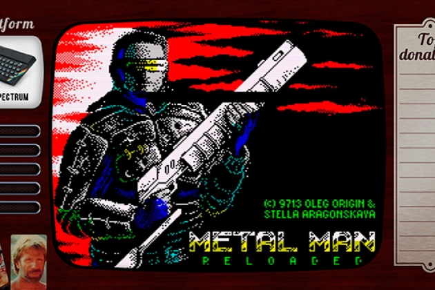Старые старые игры. Выпуск 2. Metal man reloaded на zx spectrum