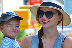 Фото дня: Миранда Керр с сыном Флинном