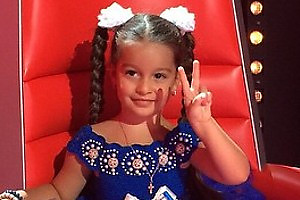 Дочь Ксении Бородиной побывала на съемках детского «Голоса»