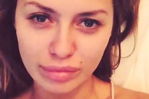 Виктория Боня снялась на видео без макияжа